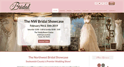 Desktop Screenshot of nwbridalshowcase.com